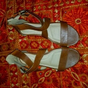 Tan sandals